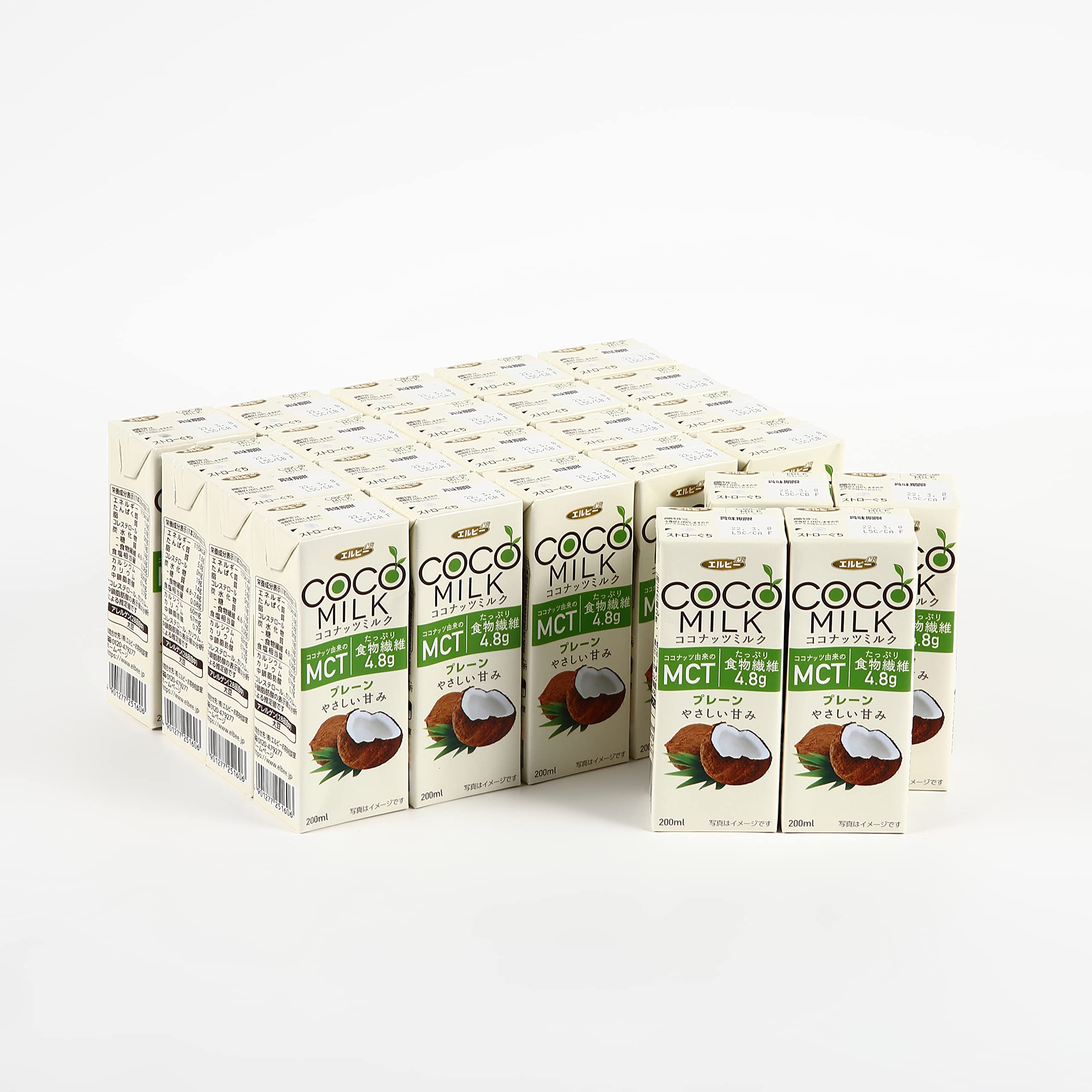ここみるく Amazon.co.jp: エルビー COCO MILK プレーン 200ml×24 : 食品・飲料・お酒